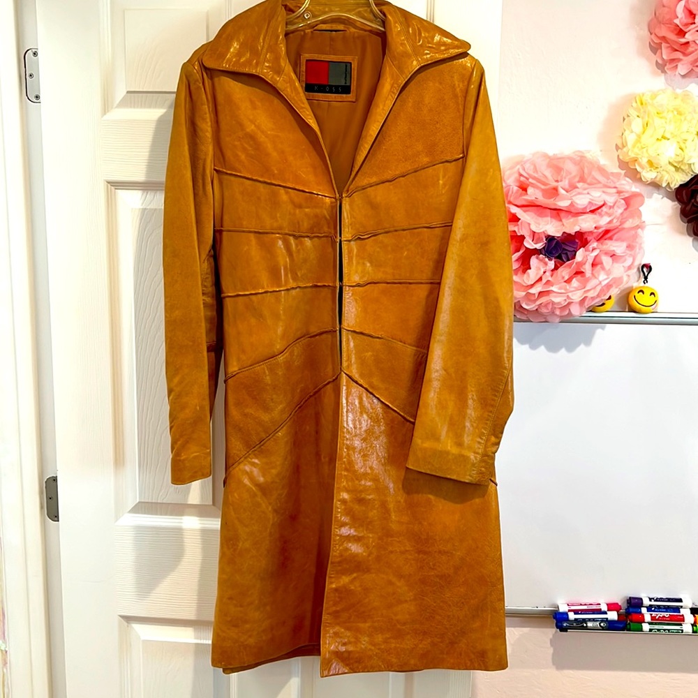 Vintage leather coat
